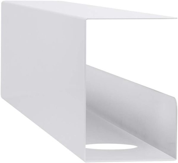 Monoprice Under Desk Cable Tray - Steel with Power Supply and Wire Management - Workstream Collection White - Image 3