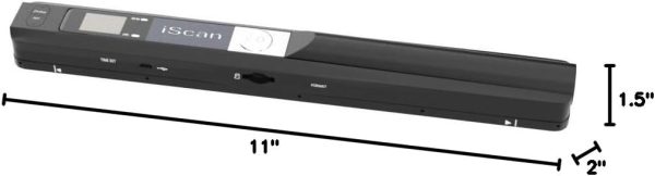 Portable Scanner, Photo Scanner for A4 Documents, Handheld Scanner for Business, Photo, Picture, Receipts, Books, JPG/PDF Format Selection, UP to 900 DPI, with 16G SD Car - Image 7